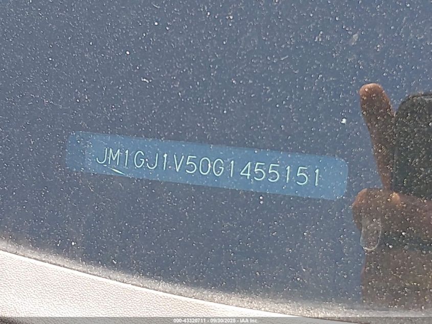 2016 Mazda Mazda6 I Touring VIN: JM1GJ1V50G1455151 Lot: 43320711