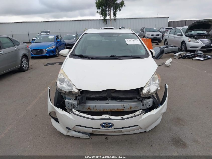 2014 Toyota Prius C One VIN: JTDKDTB37E1063927 Lot: 43320727