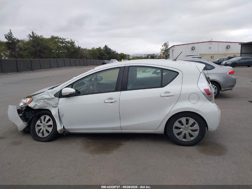 2014 Toyota Prius C One VIN: JTDKDTB37E1063927 Lot: 43320727