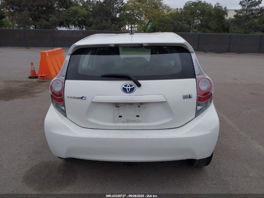 2014 Toyota Prius C One VIN: JTDKDTB37E1063927 Lot: 43320727