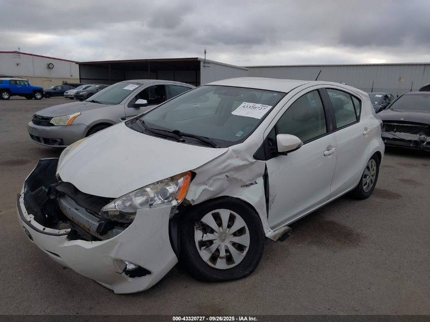 2014 Toyota Prius C One VIN: JTDKDTB37E1063927 Lot: 43320727