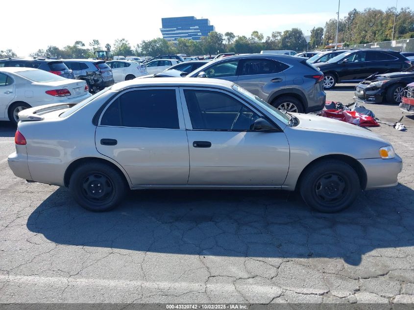 2002 Toyota Corolla Ce VIN: 1NXBR12E12Z609666 Lot: 43320742