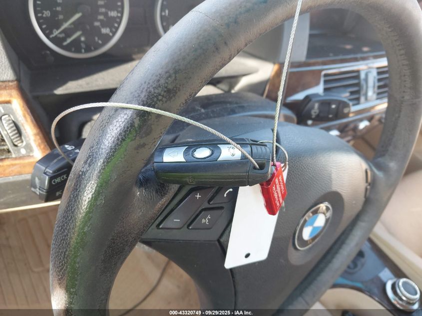 2007 BMW 530Xi VIN: WBANF73527CU25066 Lot: 43320749