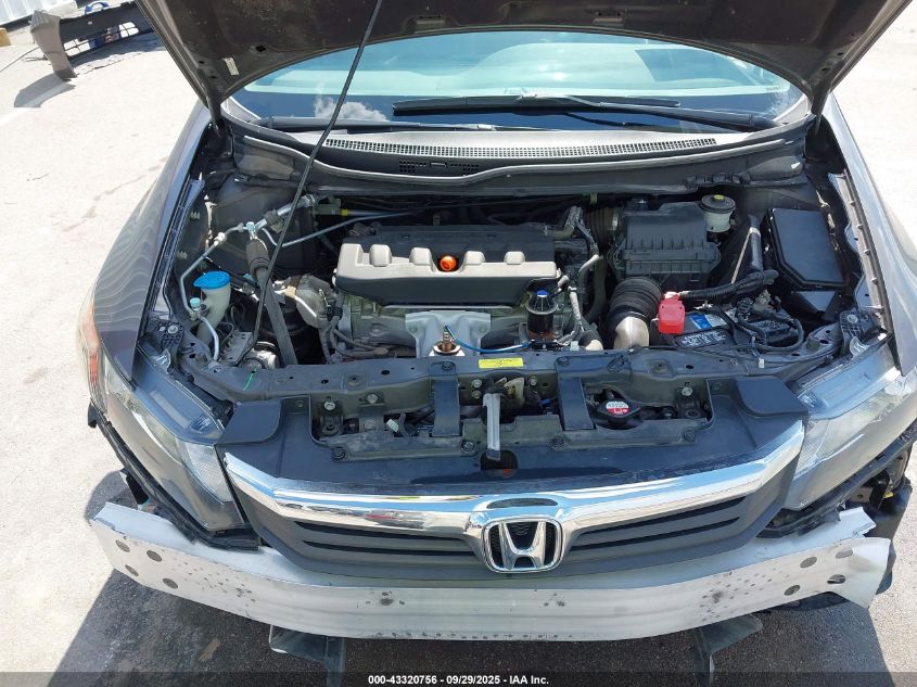 2012 Honda Civic Lx VIN: 2HGFB2F53CH564777 Lot: 43320756