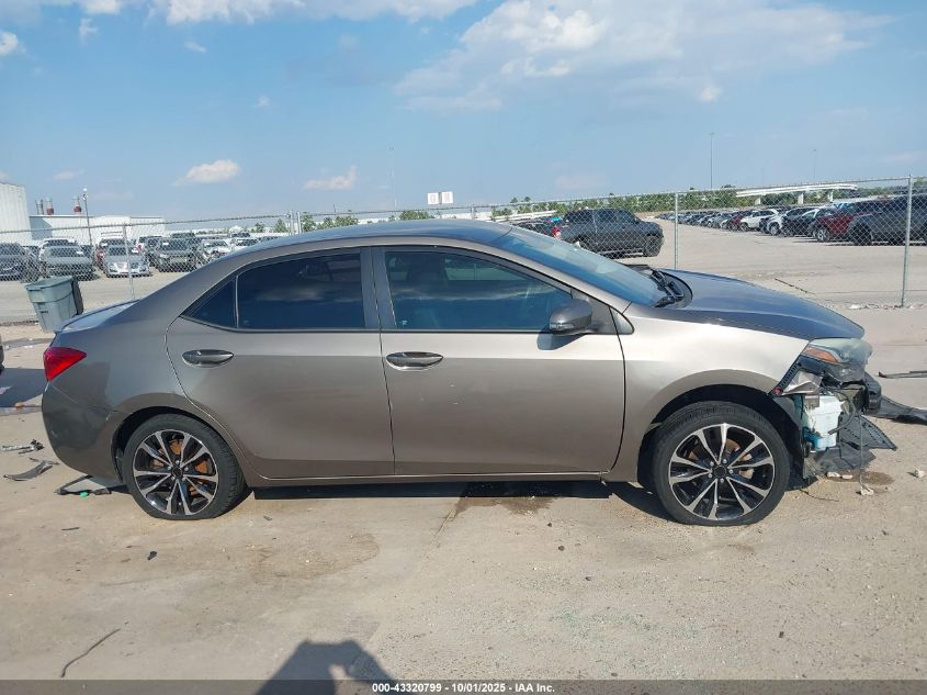 2017 Toyota Corolla Se VIN: 5YFBURHEXHP727438 Lot: 43320799