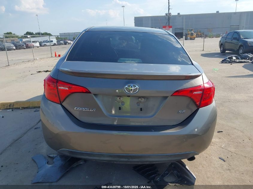 2017 Toyota Corolla Se VIN: 5YFBURHEXHP727438 Lot: 43320799