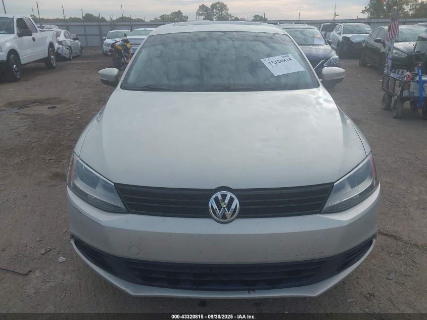 2011 Volkswagen Jetta 2.5L Se VIN: 3VWDZ7AJ9BM393372 Lot: 43320815