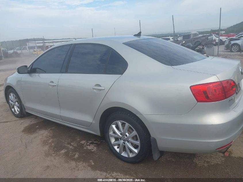 2011 Volkswagen Jetta 2.5L Se VIN: 3VWDZ7AJ9BM393372 Lot: 43320815