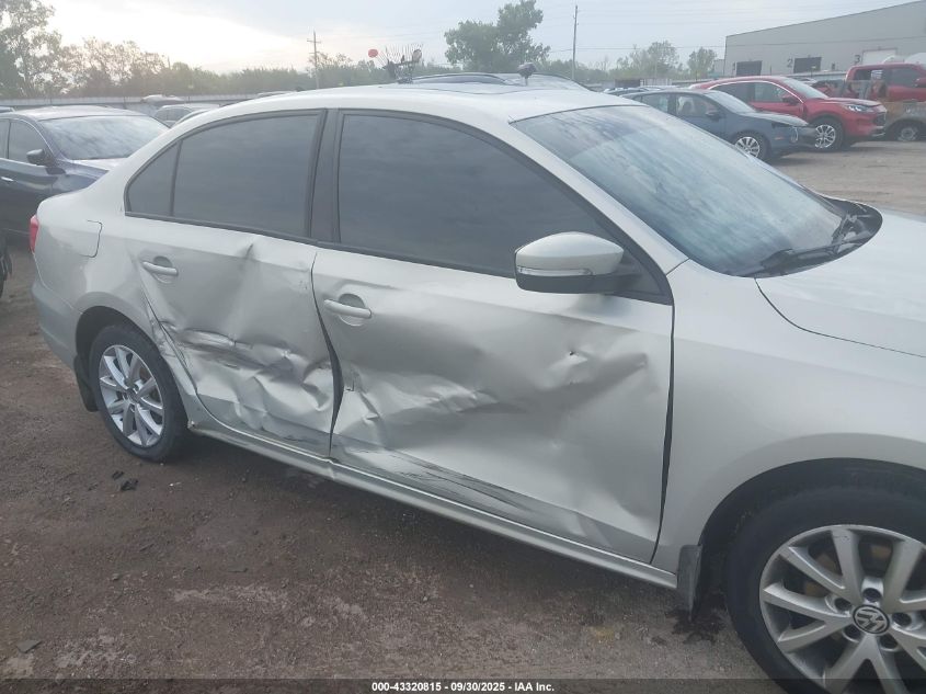 2011 Volkswagen Jetta 2.5L Se VIN: 3VWDZ7AJ9BM393372 Lot: 43320815