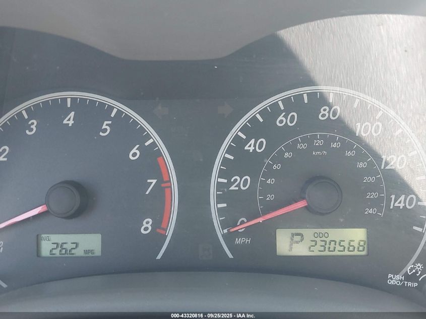 2009 Toyota Corolla Le VIN: 1NXBU40E19Z125297 Lot: 43320816