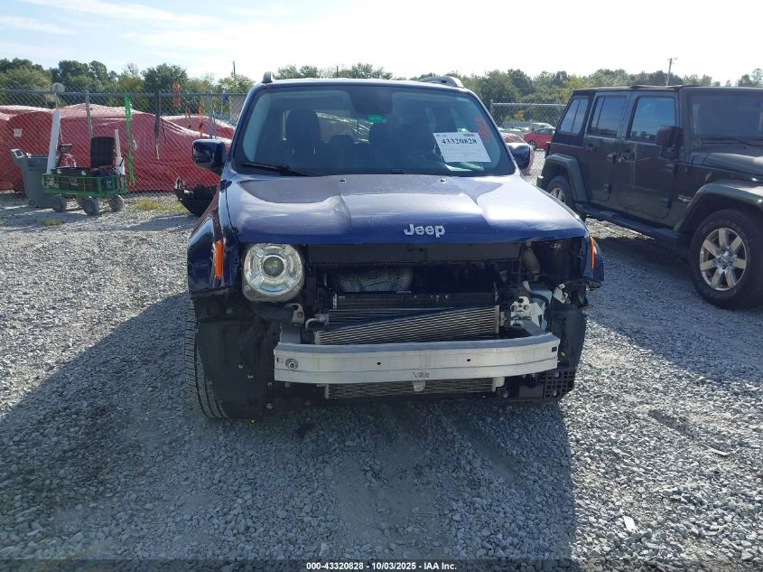 2017 Jeep Renegade Latitude Fwd VIN: ZACCJABB3HPG16215 Lot: 43320828