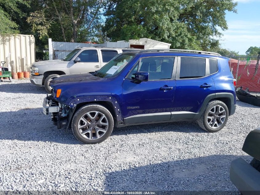 2017 Jeep Renegade Latitude Fwd VIN: ZACCJABB3HPG16215 Lot: 43320828