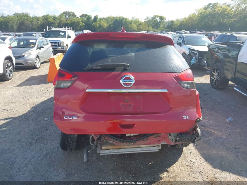 2017 Nissan Rogue Sl VIN: JN8AT2MT4HW404394 Lot: 43320829