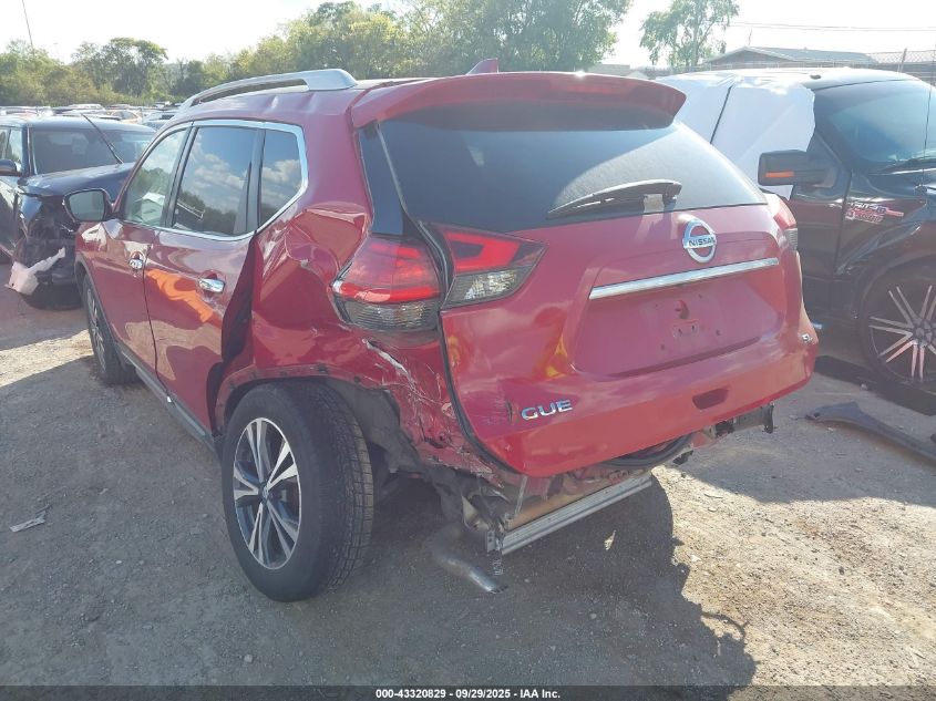 2017 Nissan Rogue Sl VIN: JN8AT2MT4HW404394 Lot: 43320829