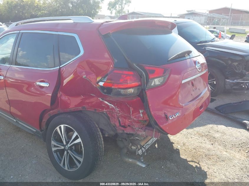 2017 Nissan Rogue Sl VIN: JN8AT2MT4HW404394 Lot: 43320829