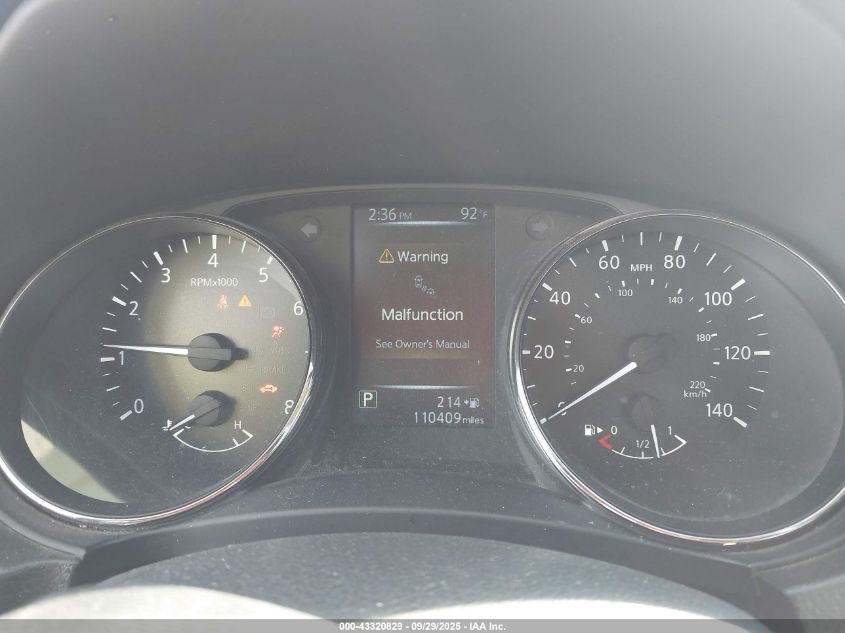 2017 Nissan Rogue Sl VIN: JN8AT2MT4HW404394 Lot: 43320829