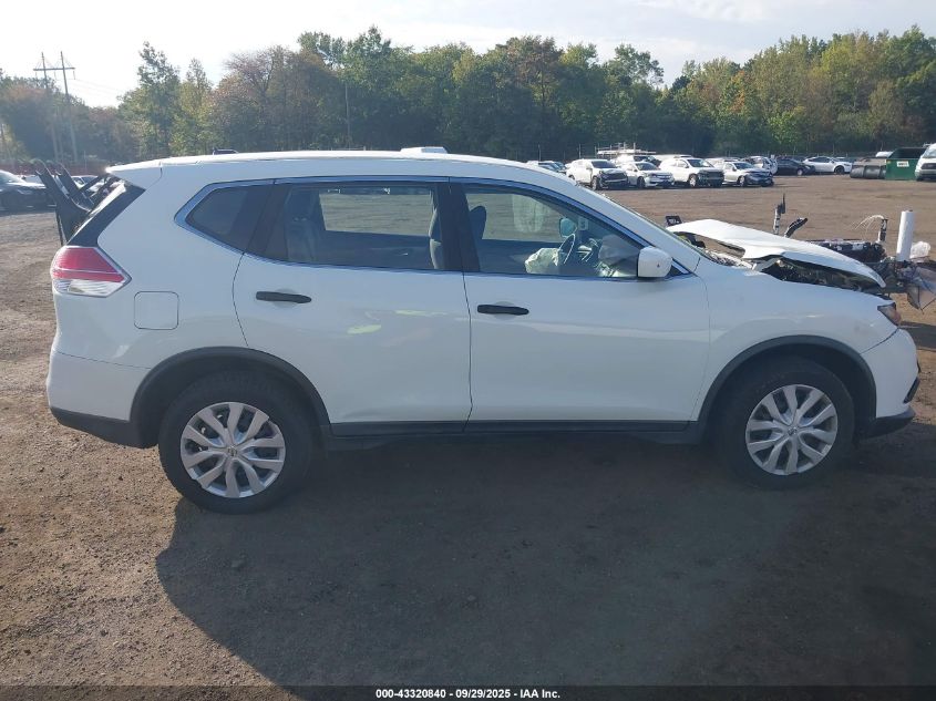 2016 Nissan Rogue S VIN: KNMAT2MV8GP696783 Lot: 43320840