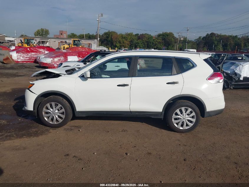2016 Nissan Rogue S VIN: KNMAT2MV8GP696783 Lot: 43320840