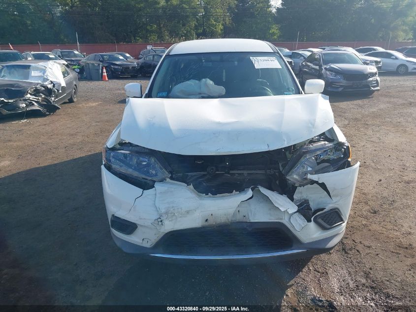 2016 Nissan Rogue S VIN: KNMAT2MV8GP696783 Lot: 43320840