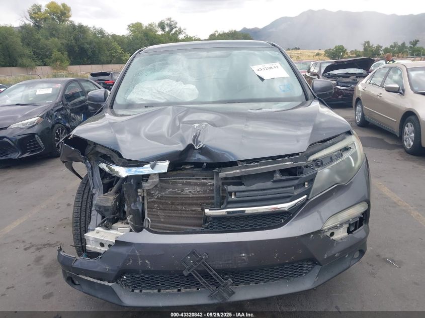 2016 Honda Pilot Ex VIN: 5FNYF6H38GB075897 Lot: 43320842