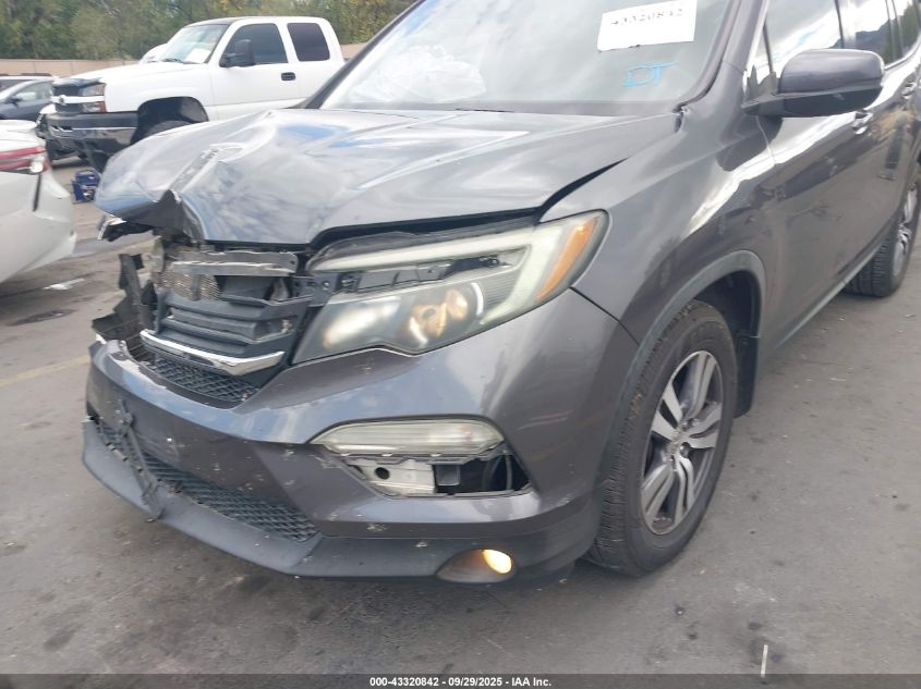 2016 Honda Pilot Ex VIN: 5FNYF6H38GB075897 Lot: 43320842