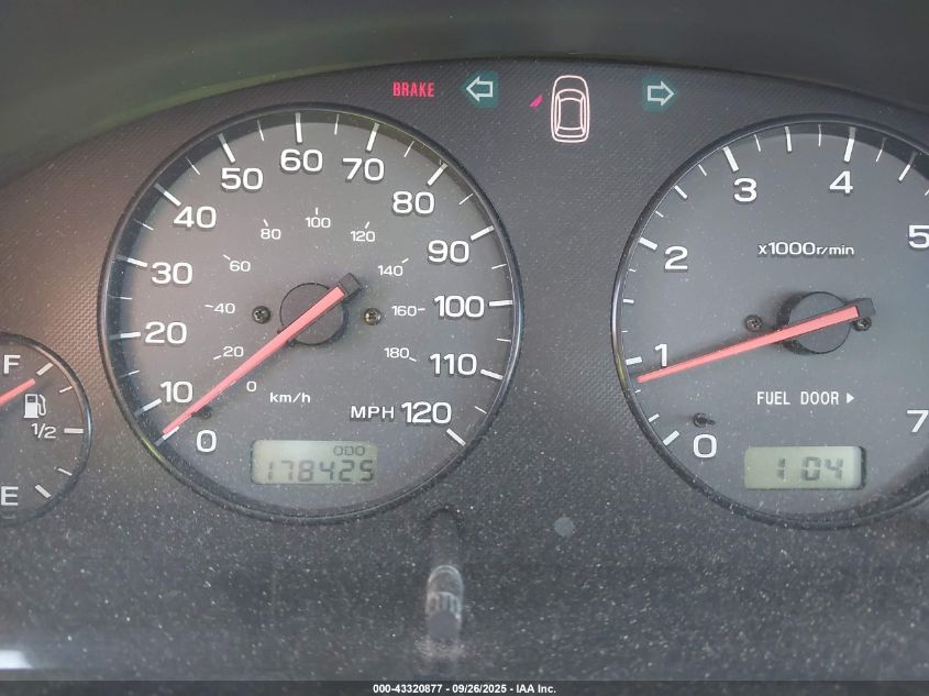 2000 Subaru Legacy Gt Limited VIN: 4S3BE6565Y6208488 Lot: 43320877