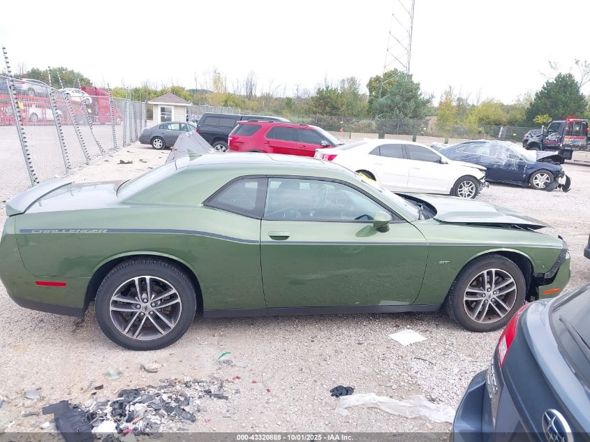 2018 Dodge Challenger Gt Awd VIN: 2C3CDZGG6JH205252 Lot: 43320888