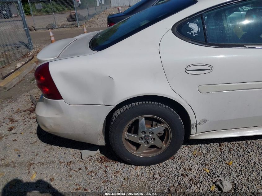 2004 Pontiac Grand Prix Gt2 VIN: 2G2WS522041235853 Lot: 43320893