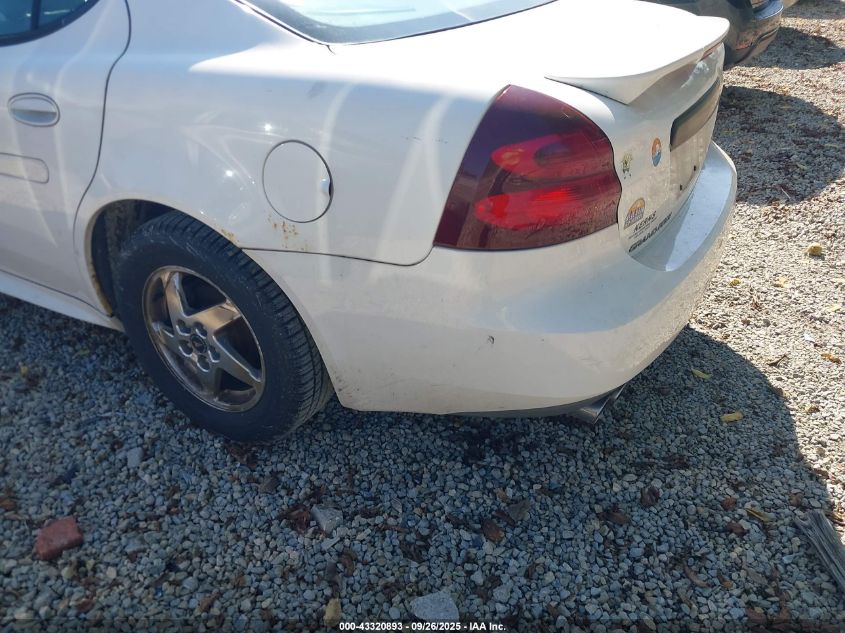2004 Pontiac Grand Prix Gt2 VIN: 2G2WS522041235853 Lot: 43320893