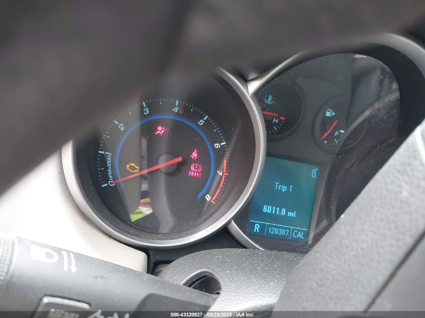 2011 Chevrolet Cruze 1Lt VIN: 1G1PF5S92B7129513 Lot: 43320927