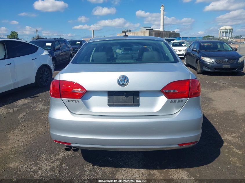 2011 Volkswagen Jetta 2.5L Se VIN: 3VWDZ7AJ4BM350025 Lot: 43320942