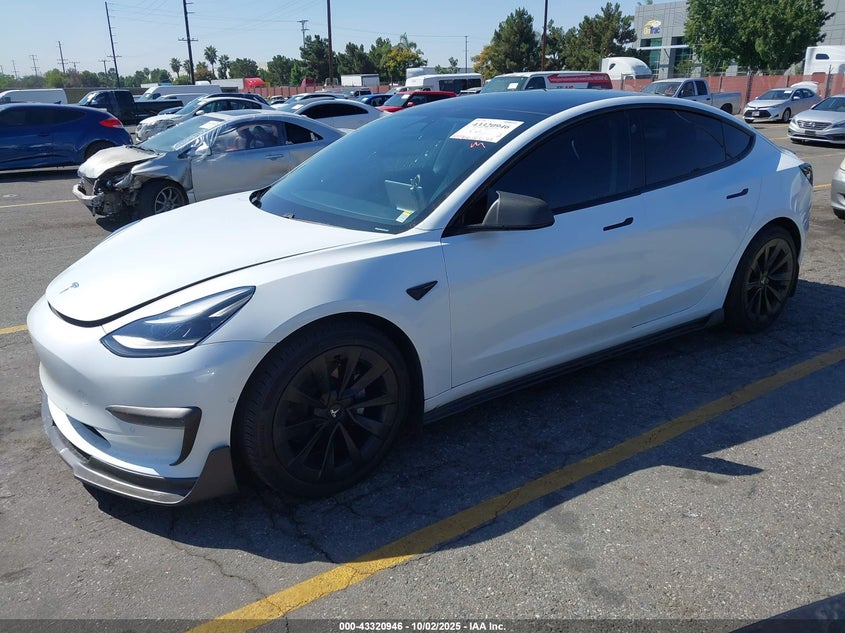 5YJ3E1EB2MF925790 2021 TESLA MODEL 3 photo no. 2