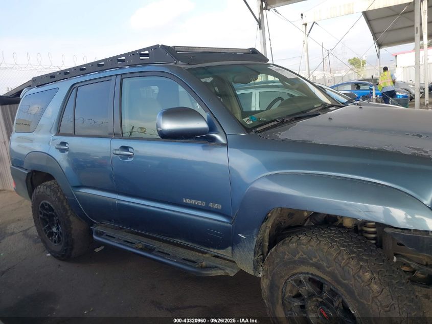 2004 Toyota 4Runner Limited V8 VIN: JTEBT17R440039671 Lot: 43320960