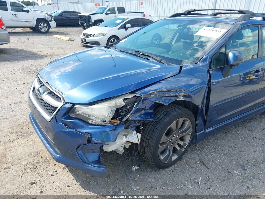 2013 SUBARU IMPREZA 2.0I SPORT LIMITED - JF1GPAS69D2836861