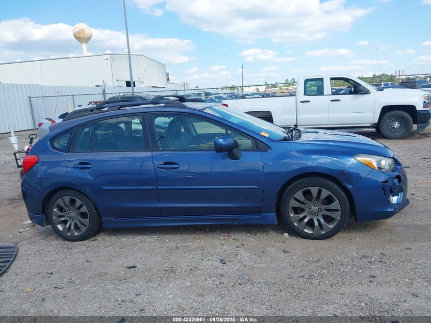 2013 SUBARU IMPREZA 2.0I SPORT LIMITED - JF1GPAS69D2836861
