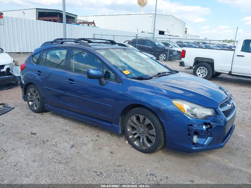 2013 SUBARU IMPREZA 2.0I SPORT LIMITED - JF1GPAS69D2836861