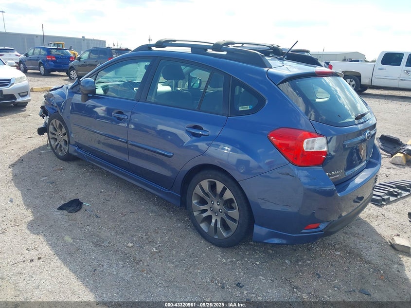 2013 SUBARU IMPREZA 2.0I SPORT LIMITED - JF1GPAS69D2836861