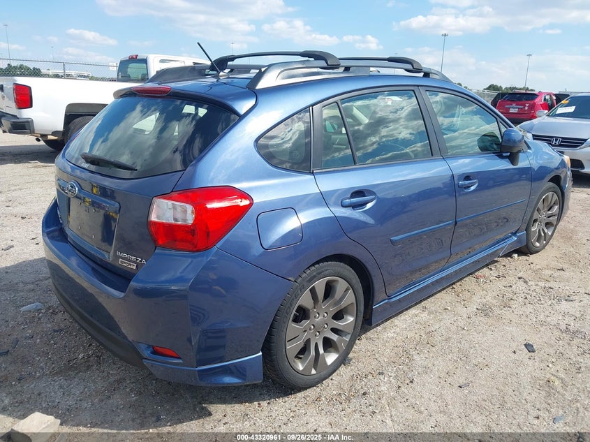 2013 SUBARU IMPREZA 2.0I SPORT LIMITED - JF1GPAS69D2836861