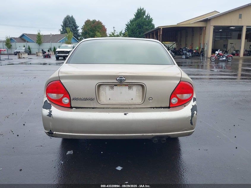 2001 Nissan Maxima Gxe VIN: JN1CA31DX1T632438 Lot: 43320994