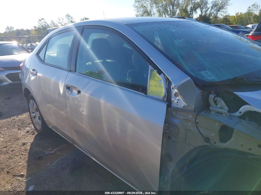 2015 Toyota Corolla Le VIN: 5YFBURHE0FP295360 Lot: 43320997