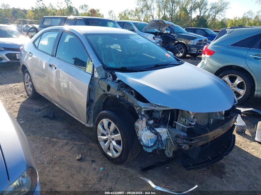 2015 Toyota Corolla Le VIN: 5YFBURHE0FP295360 Lot: 43320997