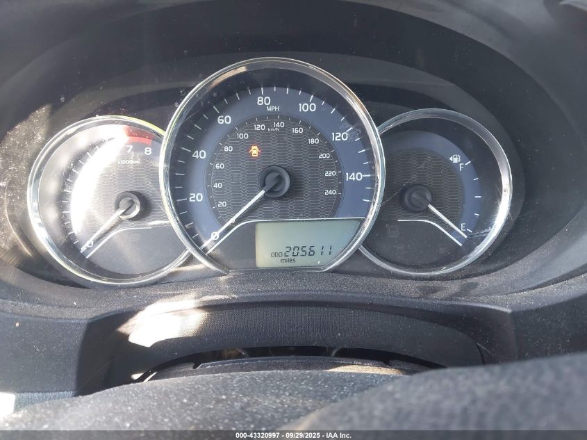 2015 Toyota Corolla Le VIN: 5YFBURHE0FP295360 Lot: 43320997