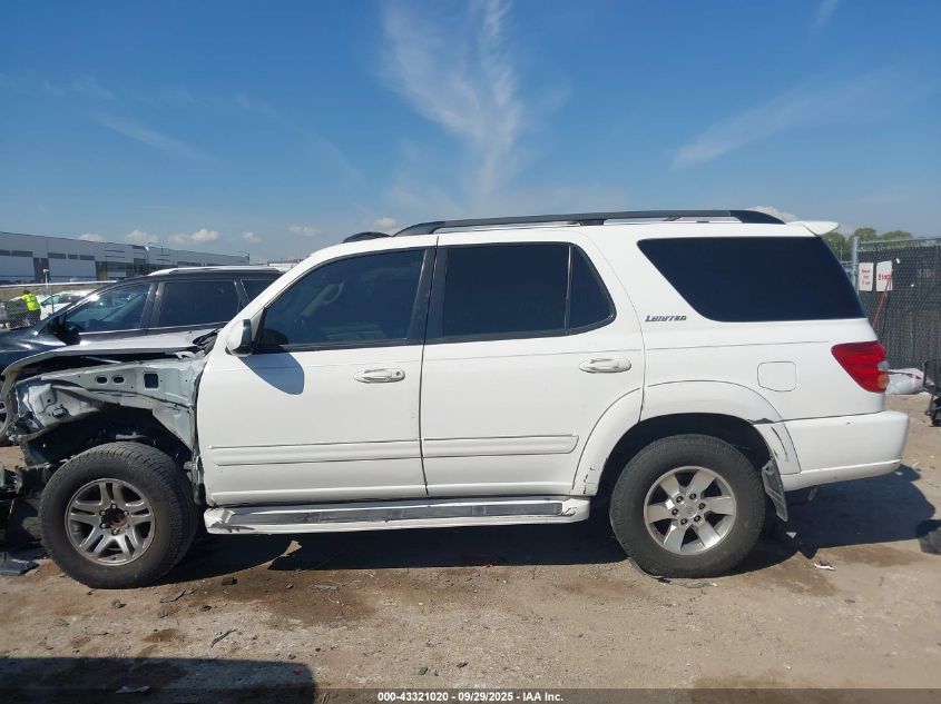 2003 Toyota Sequoia Limited V8 VIN: 5TDZT38A53S181336 Lot: 43321020