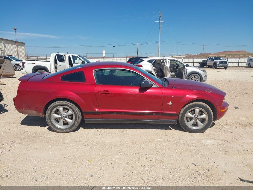 2007 Ford Mustang V6 Deluxe/V6 Premium VIN: 1ZVFT80N475275179 Lot: 43321028
