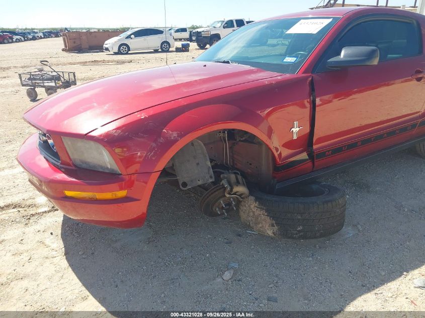 2007 Ford Mustang V6 Deluxe/V6 Premium VIN: 1ZVFT80N475275179 Lot: 43321028