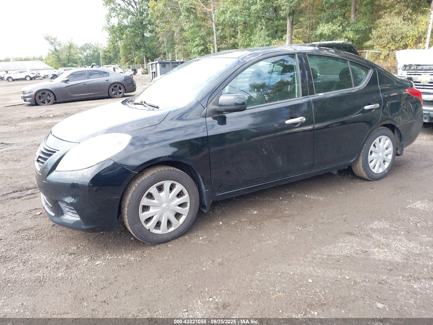 3N1CN7AP0EL831434 2014 NISSAN VERSA photo no. 2