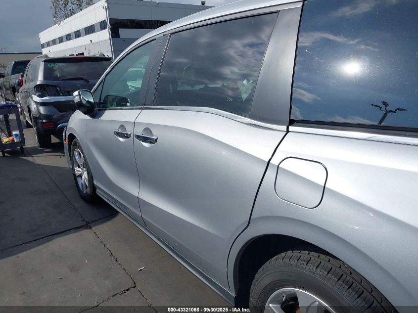 2020 Honda Odyssey Ex-L/Ex-L W/Navi Res VIN: 5FNRL6H76LB064116 Lot: 43321068