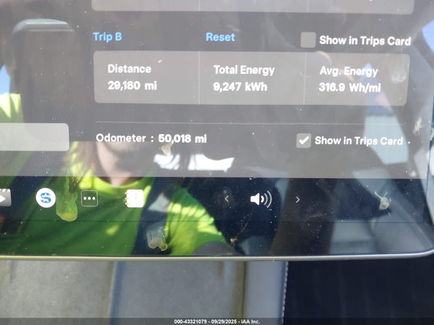 2022 Tesla Model Y Long Range Dual Motor All-Wheel Drive VIN: 7SAYGDEE0NF344188 Lot: 43321079