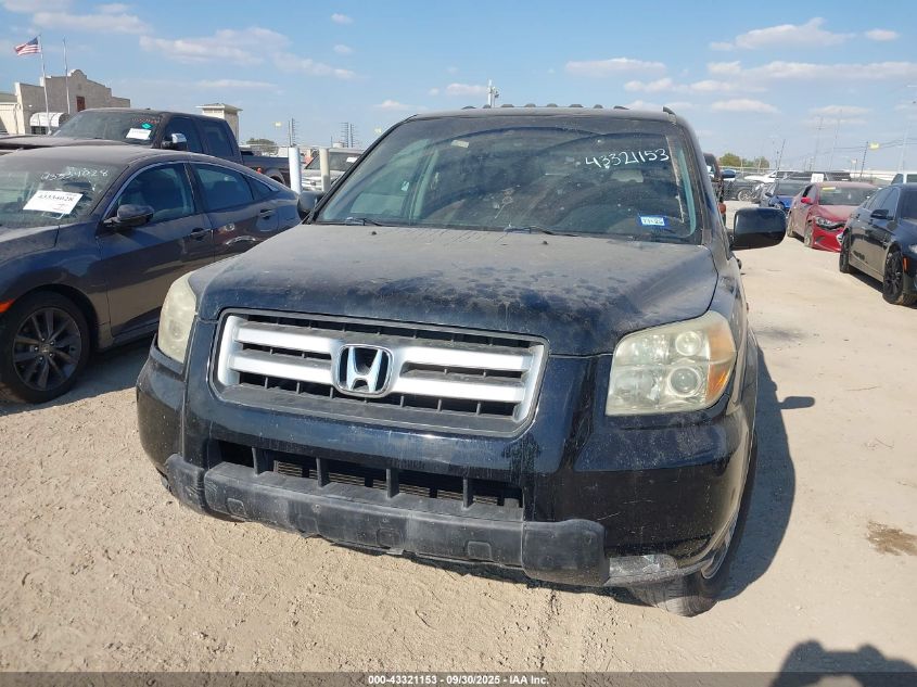 2006 Honda Pilot Ex-L VIN: 5FNYF28526B042032 Lot: 43321153