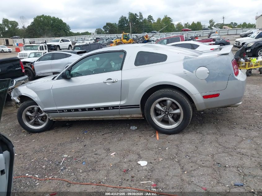 2005 Ford Mustang V6 Deluxe/V6 Premium VIN: 1ZVFT80N255128131 Lot: 43321205